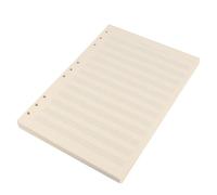 Uonlytech Papel Manuscrito de Música Recambio para Cuaderno, Hojas Sueltas 2 Mm 12 Líneas, 100 Hojas en Color Claro para Partituras, Recambio Práctico para Estudiantes y Músicos