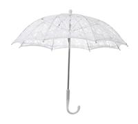 Uonlytech Paraguas de Encaje para Novia Sombrilla Vintage Plegable de Hierro Adecuado para Bodas Eventos Sesiones de Fotos y Decoración Artística