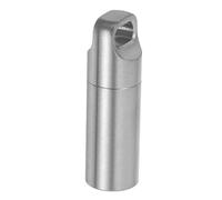 Uonlytech Pastillero Excelente Sellado Portátil Reutilizable de Acero Inoxidable Pequeño Organizador para Llavero Adecuado para Llevar Medicinas en Viaje o Bolsillo en Viaje o Bolsillo