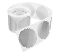 Uonlytech Pegatina de Medalla, Sello en Plateado de 50 mm, Papel Base Glasin, 1 Rollo de 250 Piezas, para Certificados de Graduación y Padres