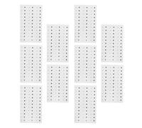 Uonlytech Pegatinas de Lunares Falsas para Maquillaje Facial 10 Piezas 5.7x9.7 Cm, Adhesivos para Halloween y Fiestas, Calcomanías Seguras Piel, Accesorios Versátiles para Maquillaje