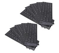 Uonlytech Pegatinas para Teclado Español 10piezas Accesorios para Computadora Protector De Teclado Fácil Instalación Adecuado para Estudiantes y Uso Diario Color Negro Letras