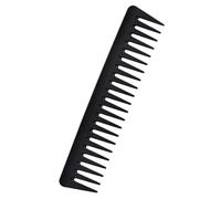 Uonlytech Peine de Material Compuesto Negro Dientes Anchos para Peinar y Modelar, Ligero y Práctico para Hombres que Buscan un Peinado Retro y Duradero