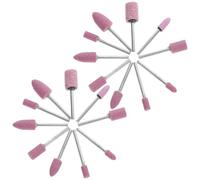 Uonlytech Piedra montada abrasiva 20 piezas accesorios para herramientas rotativas de lijado brocas para amolar metal para pulido y tallado en bricolaje y herramientas oferta