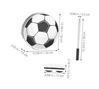 Uonlytech Piñata de Fútbol para Fiestas de Cumpleaños con Palo y Antifaz Piñata Tradicional de Cartón Resistente Decorada con Papel Crepé Juego para Eventos y Celebraciones Temáticas