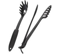 Uonlytech Pinzas para Pasta de Nylon 2 Piezas, Utensilios para Servir Espaguetis Prácticos y Multifunción, Diseño Ligero y Mango Suave, Ideales para Cocina, Buffets y Barbacoas