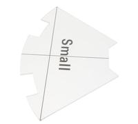 Uonlytech Plantilla de Acolchado Transparente Regla de Acolchado para Manualidades Pequeño Herramienta Duradera y Práctica para Cortes Precisos Patchwork