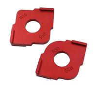 Uonlytech Plantilla de Ángulo R para Carpintería de Posicionadores de Radio y Herramienta de Fresado y Recorte Resistente y Duradera para Marco y Muebles
