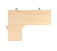 Uonlytech Plataforma de Madera Forma para Hámster Pequeño Trampolín Resistente para Jaula de Mascotas Accesorio para Chinchillas y Pequeños Roedores