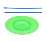 Uonlytech Platos de Malabarismo de Plástico con Palos Platos de Equilibrio para Entrenamiento de Habilidades Juguete de Actuación para Circo Aire