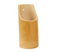 Uonlytech Porta Cubiertos de Diseño de Orificio de Drenaje y Fácil de Limpiar para Encimera de Cocina, Estuche para Beige Fresco y Sencillo