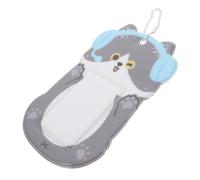 Uonlytech Porta Tarjetas de Identificación de PVC con Diseño de Canino de Tarjetas de Criaturas de Dibujos Animados Fotográficas Bonito para Fans y Coleccionistas