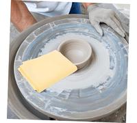 Uonlytech Pottery Bat Mat Imitation Cloth High Durability Water Absorbent Clay Crafting Tool For Pot Rim Smoothing And Ceramic Trimming