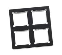 Uonlytech Probador de Ejes de Interruptor Base de Comprobación para Teclado de Aluminio Accesorio de Placa Base de Comprobación Suministro de Computadora de Repuesto Accesorio de Teclado