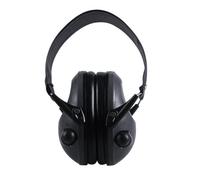Uonlytech Protector Auditivo Electrónico para Tiro y Caza, Orejeras Negras con Amplificación de Sonido, Reducción Dinámica de Ruido, Diadema Ajustable, Protección Auditiva para Deportes