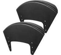 Uonlytech Protector Lateral para Silla de Ruedas Deportivos Negro, Juego de 2 Piezas de Repuesto Izquierda y Derecha, Guardabarros Antisalpicaduras de Plástico Resistente para Movilidad