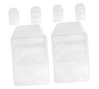 Uonlytech Protectores De Bolsillo De PVC Transparentes 6 Uds para Bolígrafos y Tarjetas, Organizador para Camisa y Bata Médica, Almacenamiento Seguro para Oficina, Hospital y Enfermería