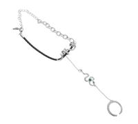 Uonlytech Pulsera Serpiente Asimétrica Vintage con Anillo Integrado para Mujer Brazalete Delgado de Mano con Encanto Único Joyería Fina y Versátil para Ocasiones Elegantes