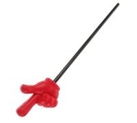 Uonlytech Puntero de Mano Rojo de Plástico Portátil y Fácil de Usar para Dirigir Fiestas y Actividades Diseño en Forma de Mano Ergonómica