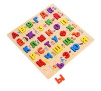 Uonlytech Puzzle de Madera Alfabeto Ruso para Pequeños Educativo y Didáctico Grandes Fáciles de Manipular de Lógica y Observación para Preescolar Desarrollo Cognitivo y Coordinación