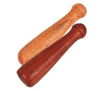 Uonlytech Ralladores de Ajo Multiusos 2 Piezas Varillas de Madera Ergonómicas y Diseño Sintético para Utensilios de Cocina Prácticos y Eficientes