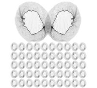 Uonlytech Red para Moño de Pelo Transparente y Fácil de Usar, 100 Piezas de Redes Elásticas de Tela Negra para Cubiertas de Panecillos en Fiestas y Presentaciones en Escenario