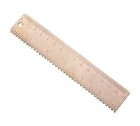 Uonlytech Regla De Latón para Estudiantes Herramienta De Medición Creativa Regla Recta De Útiles Escolares Multifuncional