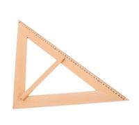 Uonlytech Regla De Medición De Madera Dura Grande Instrumento De Medición para Docentes Herramienta Geométrica Educativa para Enseñanza Aula