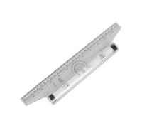 Uonlytech Regla Rodante, Regla de Medición Portátil, de Plástico, con Rodillo y Regla, para Dibujo y Diseño, Precisa y Rápida