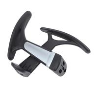 Uonlytech Reposabrazos de Plástico para Silla de Oficina, Juego de 2 Unidades Ergonómicos en T, Apoyo Cómodo para Codos y Antebrazos, Reemplazo Profesional para Sillas de Escritorio y