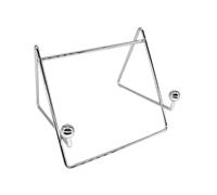 Uonlytech Revistero de Acero Inoxidable Plateado para Cocina y Oficina, Soporte Vertical Diseño Hueco y Resistente Que No Se Deforma, Adecuado para Menús y Recetas