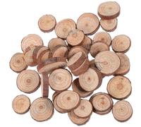 Uonlytech Rodajas Redondas de Madera sin Tratar para Manualidades 120 Piezas de Círculos Naturales de Pino Diámetro 2-3 CM Grosor 05 CM Ideales para Pintura y Proyectos DIY
