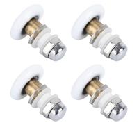 Uonlytech Rodillos para Puertas Corredizas de Ducha 4 Piezas Poleas Excéntricas y Rodamiento Grande para Mamparas y Cabinas de Baño