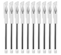 Uonlytech Rotulador para Tatuajes 10 Unidades Negro, Marcador de Posición para Cejas y Delineado Preciso, Bolígrafo de Doble Punta para Uso Profesional en Maquillaje y Micropigmentación