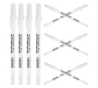 Uonlytech Rotuladores Blancos para Dibujo y Pintura Efectos Brillantes en Papel Oscuro, 10 Piezas de Plástico, Ideales para Artistas y Álbumes DIY Color Color Aleatorio Varios estilos