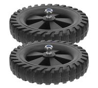 Uonlytech Ruedas de Caucho para Compresor de Aire 6.2 Pulgadas, Juego de 2 Piezas, Rodillos de Repuesto Aplicables para Movilidad Silenciosa y Soporte Duradero en Compresores Neumáticos