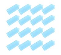 Uonlytech Rulos de Esponja Cabello 20 Piezas Azul, Rizadores para Cabello Largo sin Calor, Rodillos Suaves para Dormir y Peinados Fáciles en Casa y Salón