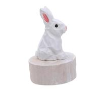 Uonlytech Sacapuntas Bonito Pequeño Imprescindible Para El Aula Manual Para La Escuela Con Forma De Conejo Color Blanco