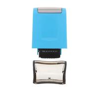 Uonlytech Sello Rodante Autoentintable para Práctica de Escritura Musical, Sello de Rodillo de 5 Líneas en Plástico Azul, Herramienta para Profesores y Músicos en Educación y Composición