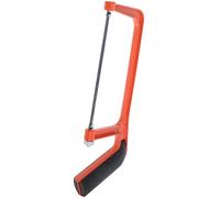 Uonlytech Serrucho de Mano Mini 6 Pulgadas de Aluminio Naranja, Herramienta Manual para Carpintería y Poda, Portátil y Versátil para Cortar Madera y Bricolaje