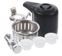 Uonlytech Set de Accesorios para Eléctrica, Válvula de Seguridad y Manija de Liberación de Vapor, Cubierta Antibloqueo y Núcleo de Válvula, 7 Piezas, Repuestos para Cocina Segura y Fácil