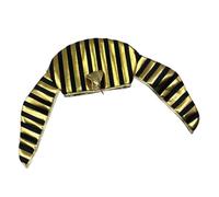 Uonlytech Sombrero Egipcio Faraón para Hombre Adulto Sombrero de Fiesta y Mascarada Accesorio para Disfraz en Halloween y Eventos Temáticos Color Negro Talla Única