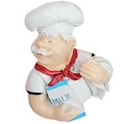 Uonlytech Soporte Adhesivo para Enchufes Diseño Chef, Gancho Pequeño de Resina Segura para Organización de Cables, Ganchos de Gestión de Enchufes para Cocina y Baño, Almacenamiento Práctico