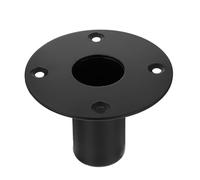 Uonlytech Soporte de Altavoz de Hierro para Montaje en Poste Base Metálica Compacta 107X80Mm para Escenarios y Fiestas Soporte Resistente para Altavoces Profesionales