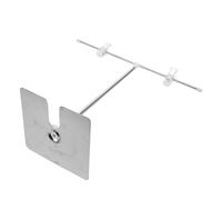 Uonlytech Soporte Metálico Ajustable para Carteles Exhibidor de Escritorio Compacto Inoxidable Resistente y Fácil de para Publicidad Supermercados y Cafeterías