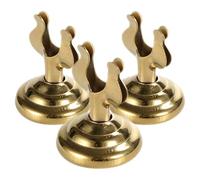 Uonlytech Soporte para Números de Mesa Metálico Mini U 4 Cm Dorado Pequeño 3 Piezas para Tarjetas de Lugar, Menú y Buffet en Eventos y Bodas