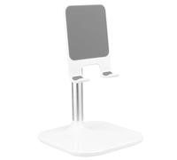 Uonlytech Soporte para Teléfono y Tableta Telescópico para Escritorio Adultos Ajustable Marco Metálico Tamaño Medio Color Piano para Videollamadas y Oficina