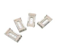 Uonlytech Soportes Metálicos para Rieles de Cortina Enrollable 36mm, 4 Unidades, Soporte de Montaje Resistente para Cortinas Colgantes en Sala, Dormitorio y Oficina
