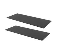 Uonlytech Tablero para Teñir y Colorear Cabello Pequeño Negro, 2 Piezas, Herramienta para Mechas y Balayage Profesional, Paleta Resaltadora para Peluqueros, Suministros para Cuidado