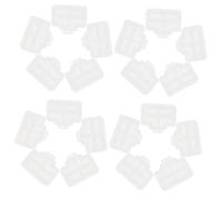 Uonlytech Tapones Antipolvo de Silicona para Conector Ethernet Rj45 en Routers y Televisores, Diseño Antipolvo Que Previene Errores de Red, Paquete de 50 Unidades de Color Blanco